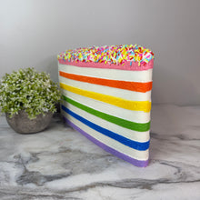 Load image into Gallery viewer, Squishy Toy - Rainbow Cake, Jumbo

