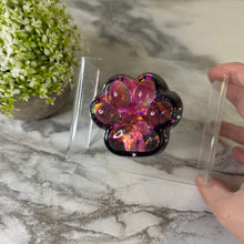 Load image into Gallery viewer, Squishy Toy - Paw Print, Galaxy Glitter
