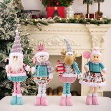 Load image into Gallery viewer, Telescopic Standing Christmas Decor - Pink &amp; Blue - PREORDER 10/3-10/6
