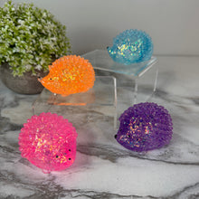 Load image into Gallery viewer, Squishy Toy - Glitter Hedgehog - PREORDER
