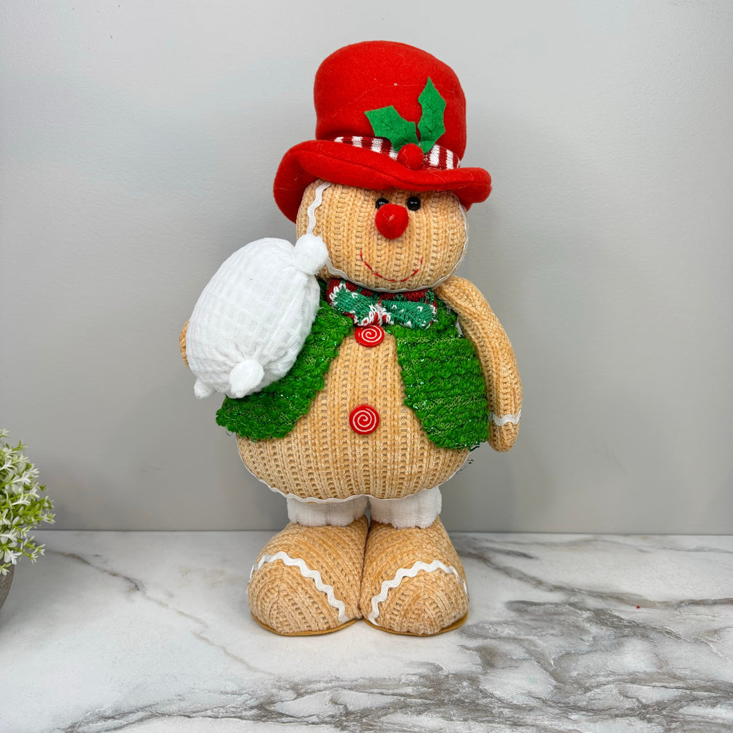 Telescopic Standing Christmas Decor - Gingerbread #2 - PREORDER 10/3-10/6