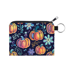 Load image into Gallery viewer, Mini Pouch - Glowing Pumpkins
