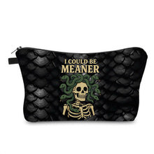 Load image into Gallery viewer, Pouch - Could Be Meaner Skeleton
