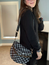 Load image into Gallery viewer, Roni - Nylon Crossbody - Black + Grey
