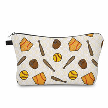 Load image into Gallery viewer, Pouch - Softball on White
