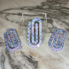 Load image into Gallery viewer, Jumbo Paperclip - Mermaid Purple

