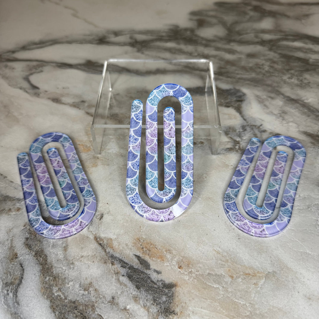 Jumbo Paperclip - Mermaid Purple