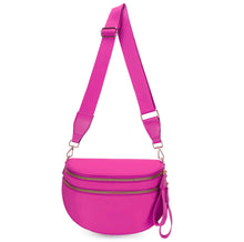 Load image into Gallery viewer, The Roni Nylon Crossbody - Solid Hot Pink
