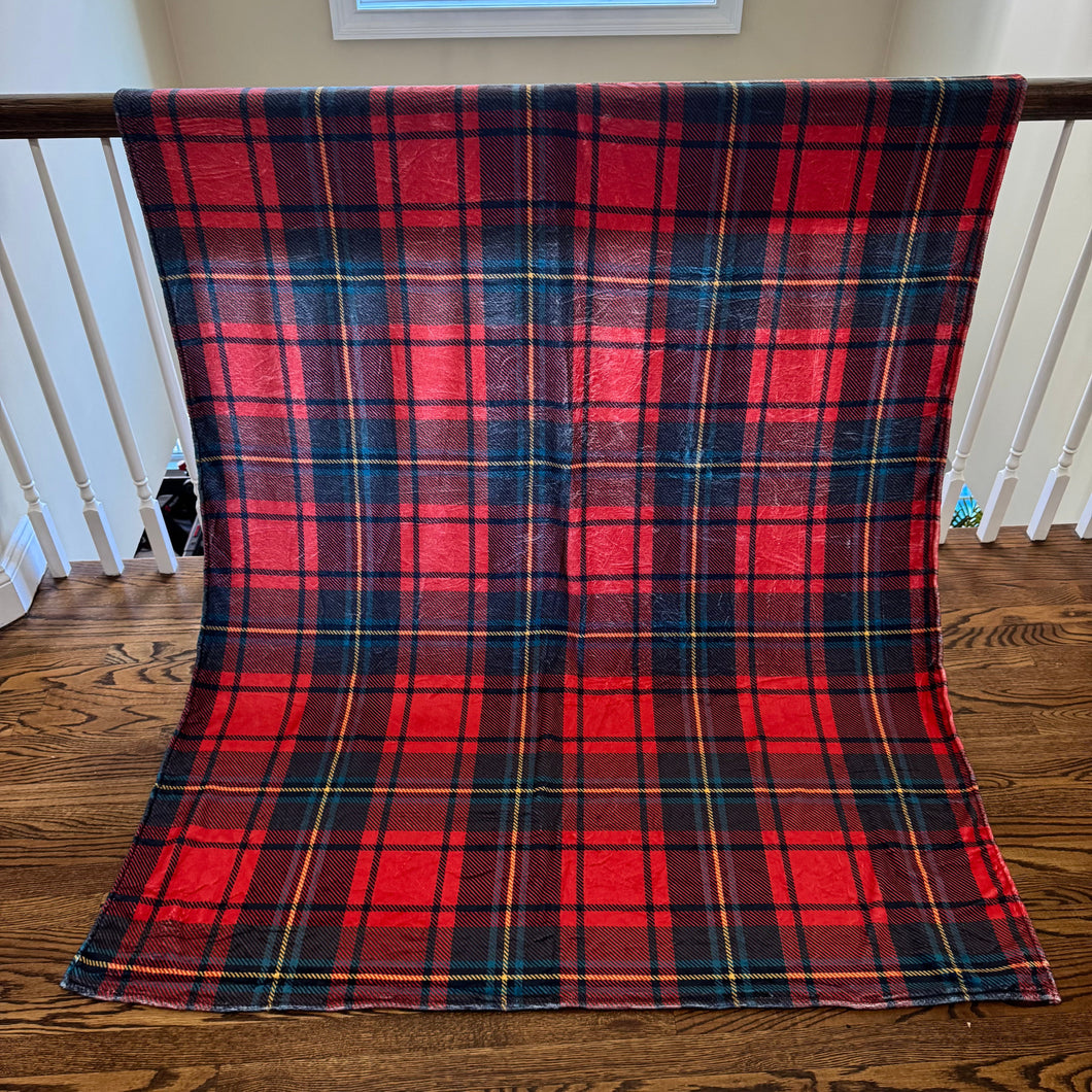 Blanket - Red Plaid - PREORDER ENDS 10/10
