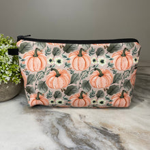 Load image into Gallery viewer, Pouch - Pumpkin Floral Leaves
