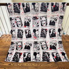 Load image into Gallery viewer, Blanket - Halloween - Blood Splatter Tarot Cards - PREORDER
