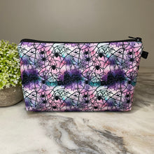 Load image into Gallery viewer, Pouch - Spider Web Purple Pink Teal
