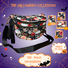 Load image into Gallery viewer, The Roni Nylon Crossbody - Skull Floral
