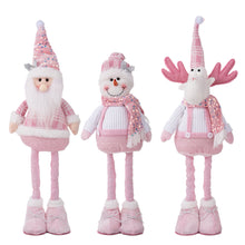 Load image into Gallery viewer, Telescopic Standing Christmas Decor - Pink &amp; White - PREORDER 10/3-10/6
