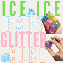 Load image into Gallery viewer, Squishy Toy - Rounded Glitter Cube
