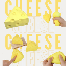 Load image into Gallery viewer, Stress Squishy Toy - Cheese - PREORDER
