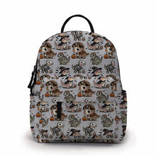 Load image into Gallery viewer, Mini Backpack - Halloween - Dino Trick or Treat - PREORDER

