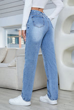 Load image into Gallery viewer, Straight Jeans with Pockets
