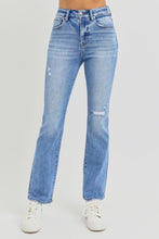 Load image into Gallery viewer, RISEN Full Size Distressed High-Rise Ankle Straight Jeans
