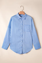 Load image into Gallery viewer, Plaid Button Up Long Sleeve Shirt
