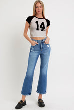 Load image into Gallery viewer, RISEN Full Size Tummy Control High Rise Crop Bootcut Jeans
