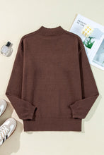 Load image into Gallery viewer, Boot Mock Neck Long Sleeve Sweater
