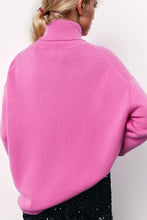 Load image into Gallery viewer, Basic Bae Turtleneck Long Sleeve Dropped Shoulder Sweater
