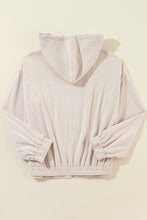 Load image into Gallery viewer, Pocketed Zip Up Long Sleeve Hooded Jacket
