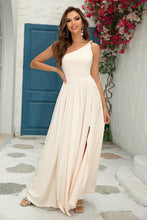 Load image into Gallery viewer, One-Shoulder Split Maxi Dress
