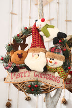 Load image into Gallery viewer, Christmas Element Rattan Wreath Ornaments
