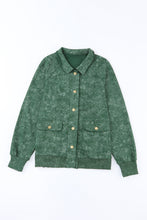 Load image into Gallery viewer, Snap Down Flap Pocket Long Sleeve Shacket
