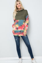 Load image into Gallery viewer, Celeste Full Size Tie-Dye Star Print Long Sleeve Blouse
