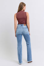 Load image into Gallery viewer, Judy Blue Full Size Raw Hem High Rise Bootcut Jeans
