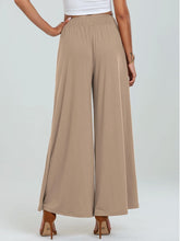 Load image into Gallery viewer, Pocketed Elastic Waist Wide Leg Pants
