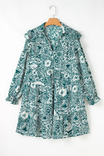 Load image into Gallery viewer, Plus Size Ruffled Printed Flounce Sleeve Dress
