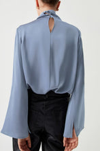 Load image into Gallery viewer, Cutout Turtleneck Long Sleeve Blouse
