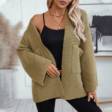 Load image into Gallery viewer, Open Front Long Sleeve Cardigan

