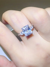 Load image into Gallery viewer, 3 Carat Moissanite 925 Sterling Silver Square Shape Ring
