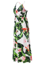 Load image into Gallery viewer, Crisscross Printed Surplice Cami Dress
