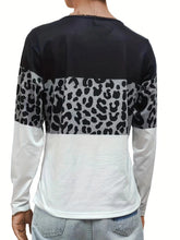 Load image into Gallery viewer, Crisscross Color Block Long Sleeve T-Shirt
