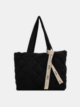 Load image into Gallery viewer, Quilted Nylon Large Tote Bag
