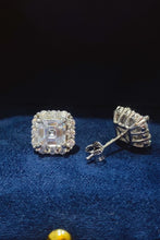 Load image into Gallery viewer, 2 Carat Moissanite 925 Sterling Silver Stud Earrings
