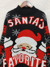 Load image into Gallery viewer, Santa Mock Neck Long Sleeve Sweater
