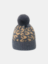 Load image into Gallery viewer, Leopard Hat with Pompom
