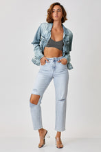 Load image into Gallery viewer, RISEN Button Up Ombre Washed Jacket
