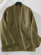 Load image into Gallery viewer, Open Front Long Sleeve Cardigan

