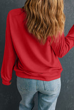 Load image into Gallery viewer, Round Neck Dropped Shoulder Sweatshirt
