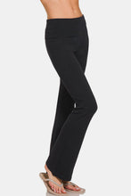 Load image into Gallery viewer, Zenana Full Size High Waist Wide Waistband Bootcut Active Pants
