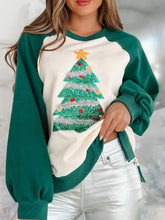 Load image into Gallery viewer, Christmas Tree Long Sleeve Sweatshirt
