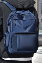 Load image into Gallery viewer, Multi-Pockets Solid Color Backpack Bag
